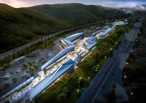 Highway Rest Areas to Get Hotel-like Star Ratings | Be Korea-savvy Rest Stop Architecture, Rest Area Design, Highway Rest Area, Highway Architecture, Architectural Thesis, Future Buildings, Perspective Photography, Architecture Concept Diagram, Architecture People