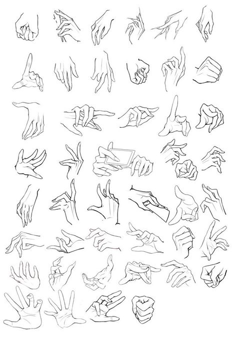 Feminine Hand Drawing, How To Draw Anime, Female Drawing, Hand Drawing Reference, Draw Anime, Hand Reference, Sketches Tutorial, Easy Drawings Sketches, Poses References