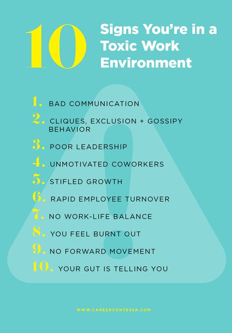 Toxic work environments are a drain on your personal and professional life. Here are ten common signs of a toxic workplace—and how to navigate them (or escape them.) Work Environment Quotes, Work Ethic Quotes, Toxic Work Environment, Bad Leadership, Environment Quotes, Workplace Quotes, Hostile Work Environment, Career Contessa, No More Drama