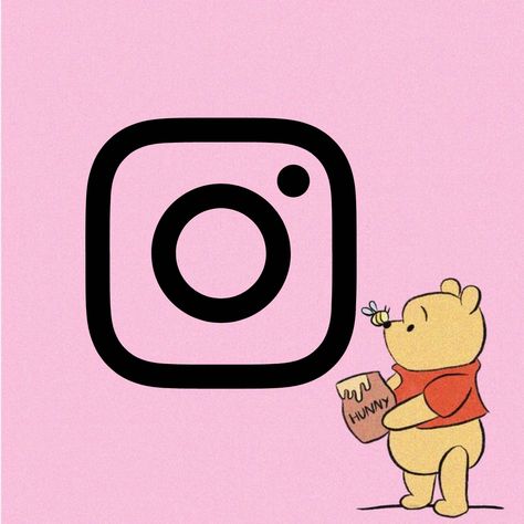 Winnie The Pooh App Icons, Disney Widgets, Disney+ App Icon, Instagram App Icon, Pooh Pictures, Disney App, Aesthetic Disney, Instagram App, Winnie The Pooh Pictures