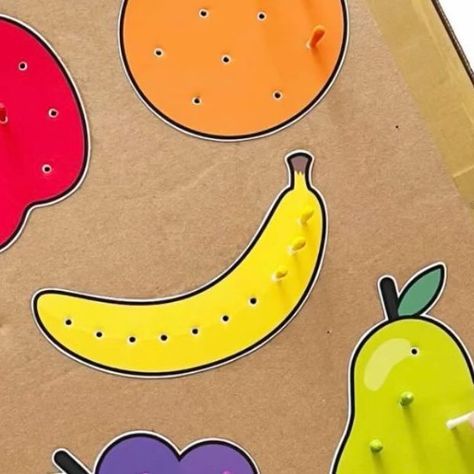 Fruits Activities For Preschool, Fruit Activities For Preschool, Fruits Activity, Fruit Activities, Fruit Images, Prek Crafts, September Activities, Kindergarden Activities, Montessori Toddler Activities