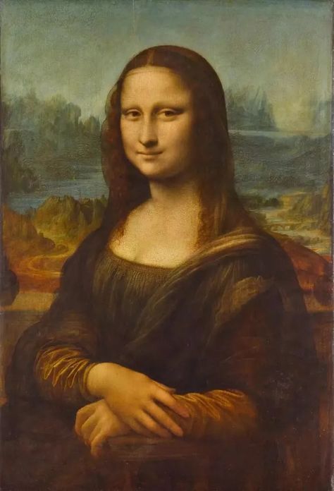 Mona Lisa (La Gioconda), c. 1503-1506. Oil on poplar panel, 77 x 53 cm. Musée du Louvre, Paris. Leonardo Da Vinci Inventions, Da Vinci Inventions, Beyond Paint, The Mona Lisa, Vitruvian Man, Iconic Artwork, A Level Art, Detailed Drawings, Print Book