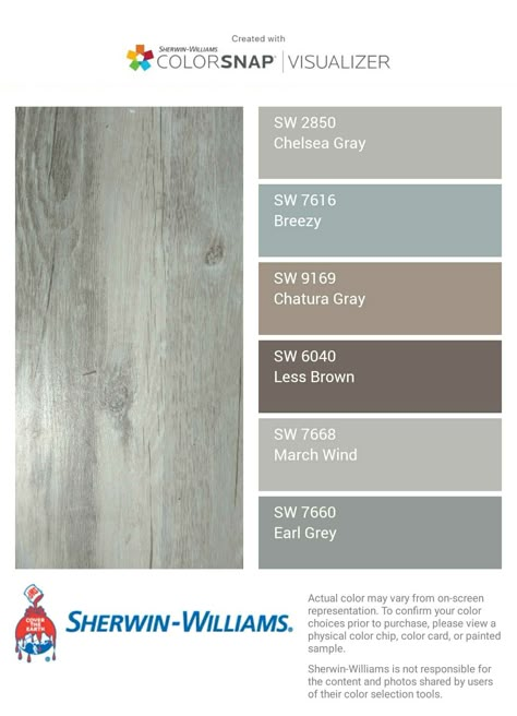 Gray Wood Floors Color Scheme, Gray Floors Color Schemes, Color Schemes For Gray Floors, Grey Wood Floors Paint Colors, Gray Floor Color Palette, Paint To Go With Grey Floors, Color Palette For Gray Floors, Wall Color With Grey Floors, Grey Floor And Wall Color Combinations