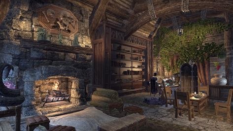 Eso Housing, Fantasy Setting, Environment Design, Elder Scrolls, Skyrim, Wonder, Blazer, Art, Design