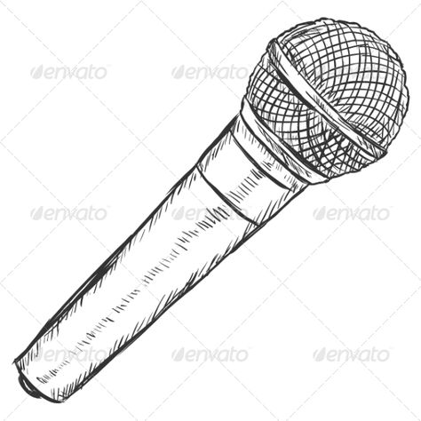 Dynamic Microphone Sketch Microphone Drawing Reference, Microphone Tattoo Ideas, Mic Sketch, Sketches Objects, Microphone Sketch, Mic Drawing, Lighter Pics, Cartoon Microphone, Microphone Art