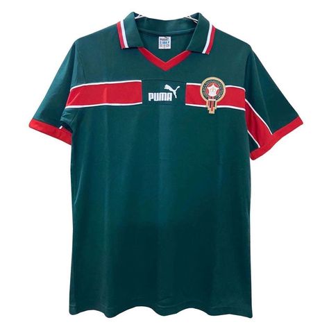 Morocco Retro Home Jersey Mens 1998 Check more at https://makedtee.com/product/morocco-retro-home-jersey-mens-1998/ Morocco Jersey, Genoa Cfc, Montreal Impact, Union Berlin, Retro Jersey, Jersey Soccer, Home Green, Toronto Fc, Stoke City