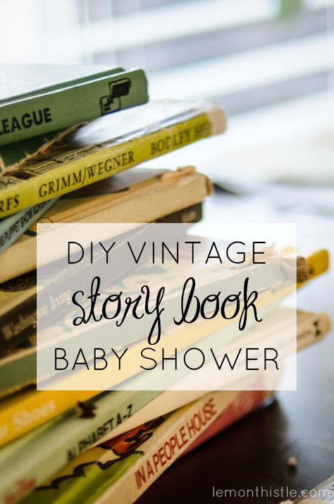 Storybook Baby Shower Theme, Golden Book Baby Shower, Book Shower, Storybook Baby Shower, Baby Shower Vintage, Trendy Baby Shower Ideas, Book Baby, Boy Baby Shower Themes