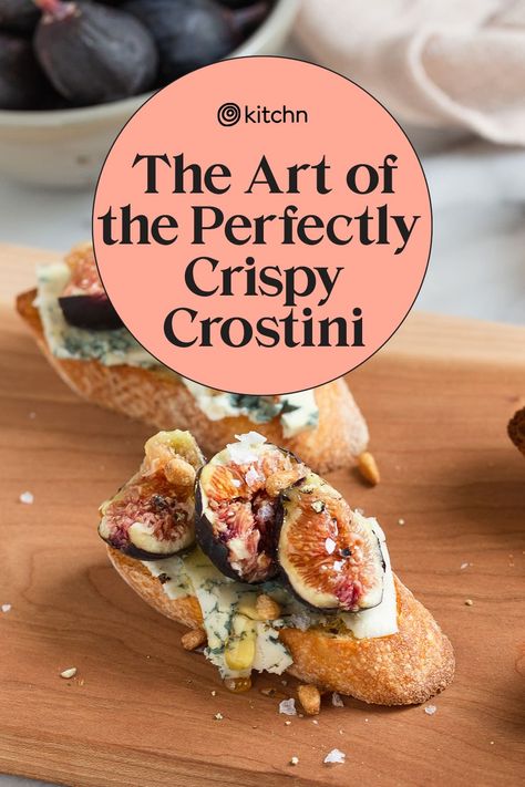 Bacon Crostini, Crostini Bread, Fancy Appetizer Recipes, Crostini Recipe, Braised Kale, Awesome Appetizers, Fancy Appetizers, Crostini Recipes, Vegan Sugar