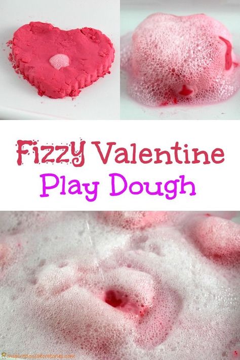 Fizzy Valentine Play Dough is a soft and squishy dough that fizzes and bubbles when you add vinegar. 1st Grade Winter Party, Foam Dough, Valentine Sensory, Valentine Art Projects, Messy Crafts, Diy Valentines Cards, Playdough Recipe, February Valentines, Valentine Activities