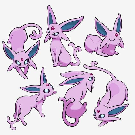 All Eevee Evolutions, Haunter Pokemon, Lego Pokemon, Umbreon And Espeon, Pokemon Eevee Evolutions, Pokemon Sketch, Pokemon Stickers, Pokémon Art, Pokemon Eeveelutions