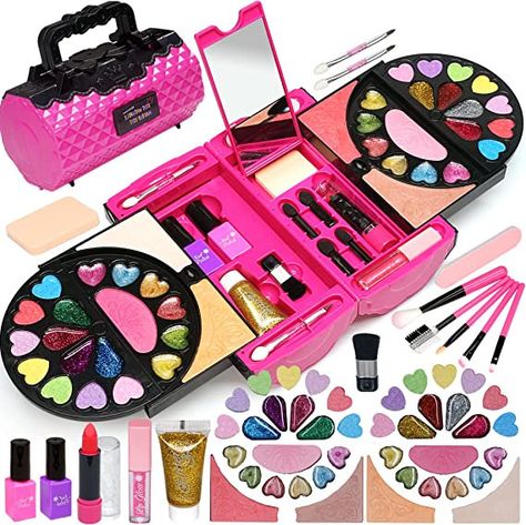 Kids Make Up Set, Kids Makeup Kit, Birthday Party Goodie Bags, Princess Bedrooms, Minnie Mouse Theme Party, Unicorn Desserts, Makeup Toys, Play Makeup, Makeup Kit For Kids