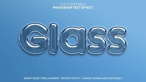 PSD glass text effect | Premium Psd #Freepik #psd #glass-text #transparent-text #glass-font #water-font Glass Typography, Typography Effects, Graphic Design Text, Word Art Typography, Glass Logo, Glass Font, Photoshop Text Effects, Water Font, Glass Effect