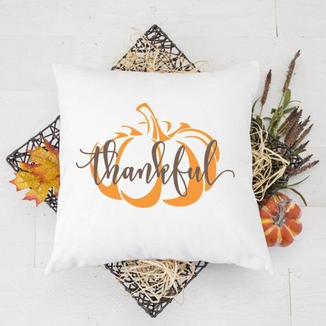 Easy DIY Fall Throw Pillows with Free SVG Cut Files Primitive Fall Crafts, Diy Throw Pillows, Thanksgiving Pillows, Fall And Thanksgiving, Ribbon Embroidery Tutorial, Fall Throw Pillows, Frozen Foods, Primitive Fall, Thanksgiving Diy