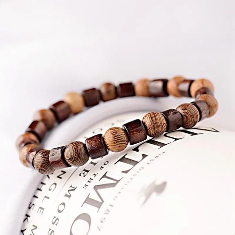 Yoga Meditation Wood Beaded Bracelet Brand Name: DOUVEI Metals Type: Zinc Alloy Material: Wood Chain Type: Beaded Bracelet Clasp Type: Easy-hook Length: 19-21cm Bead Size: 8mm Tibetan Buddha, Wooden Beaded Bracelets, Meditation Bracelet, Wood Bead Bracelet, Wooden Bracelet, Wood Bracelet, Yoga Bracelet, Bracelet Men, Jewelry Model