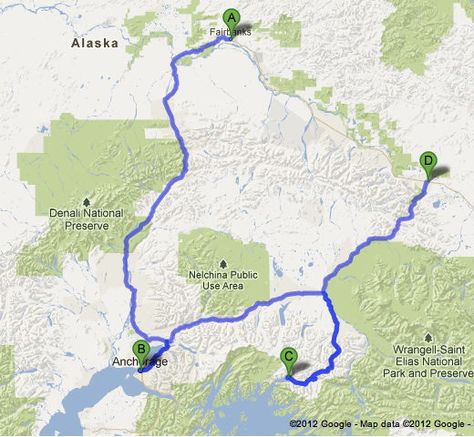 Road Trip Plan | Fairbanks | Anchorage | Valdez | Tok | Alaska Tok Alaska, Valdez Alaska, Road Trip Map, Road Trip Routes, Road Trip Planning, The Trip, Vacation Ideas, Alaska, Beautiful Places