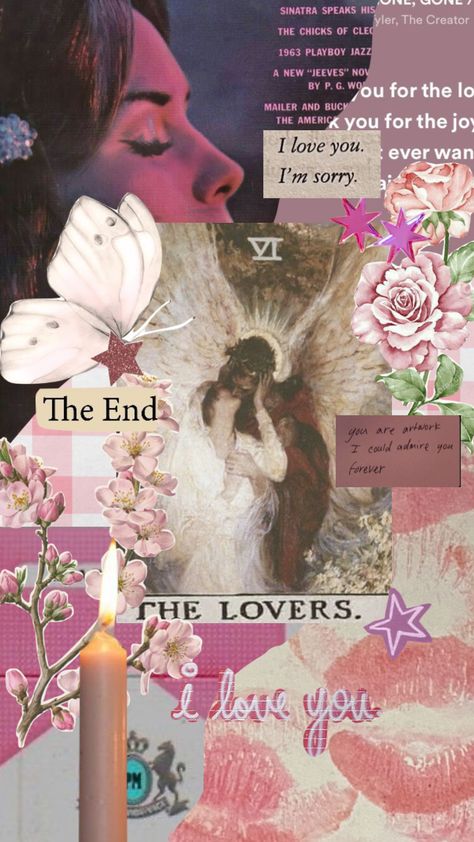 the lovers #tarotcards Tarot Card Wallpaper Aesthetic, Lovers Tarot Card, Admit One Ticket, The Lovers Tarot Card, The Lovers Tarot, Somebody To Love, Night Love, The Lovers, Love Stars