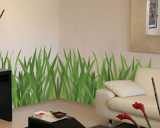 Murals For Kids: Magical Modern Walls Safari Room, Grass Painting, Kids Room Murals, Grass Wall, School Murals, Murals For Kids, Creative Wall Art, Salou, Aesthetic Painting