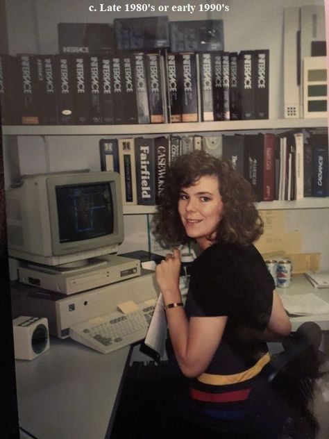 Mom In College, Decades Aesthetic, 1980s Aesthetic, Big Hair Bands, 1990s Photos, Life Moves Pretty Fast, Nostalgia Aesthetic, Computer Work, 80s Hair