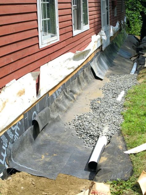 Basement Drainage, Foundation Drainage, Backyard Drainage, Landscape Drainage, Yard Drainage, French Drain, Bar Basement, Drainage Solutions, Front Yard Landscaping Simple