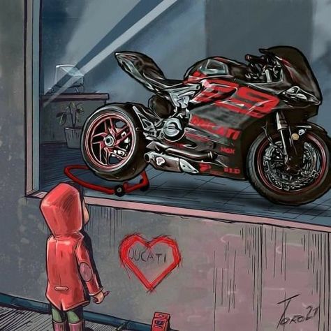 Motorbike Art, Moto Ducati, Motocross Love, Image Moto, Bike Aesthetic, Motorcycle Aesthetic, Biker Aesthetic, Pretty Bike, Letter To Santa