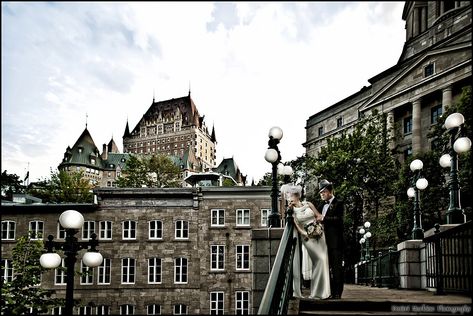 Chateau Frontenac Quebec, Old Quebec City, City Wedding Venues, Chateau Frontenac, Edgy Wedding, Old Quebec, Award Winning Photography, Inexpensive Wedding Venues, Le Chateau