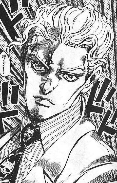 Jojo Manga Panels, Jjba Manga, Kira Yoshikage, Jojo Manga, Yoshikage Kira, Hirohiko Araki, Jojo Art, Jojo Anime, Manga Wall