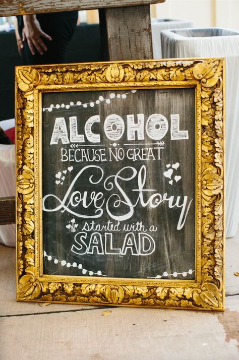 10th Wedding Anniversary Party, Anniversary Party Ideas, 10th Anniversary Party, 10th Wedding Anniversary, Wedding Anniversary Party, Chalkboard Sign, Wedding Quotes, Open Bar, Wedding Checklist