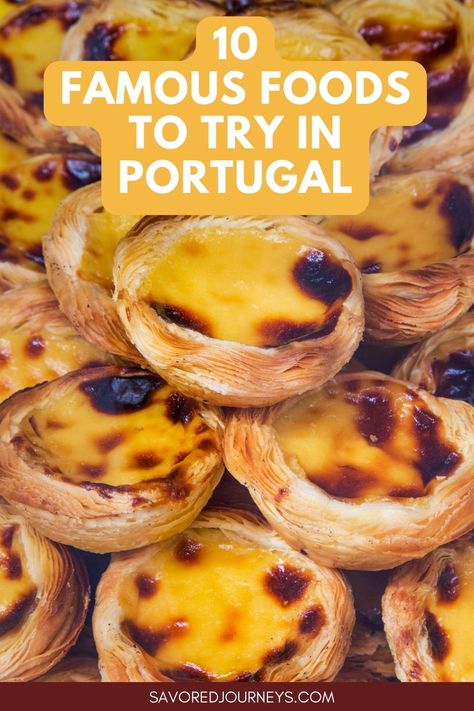 Taste the best of Portuguese cuisine with these famous dishes. From pastéis de nata to bacalhau, indulge in Portugal's culinary delights. Portuguese Dinner, Famous Dishes, Budget List, Portugal Food, Trip To Portugal, Portuguese Cuisine, Portuguese Culture, Portuguese Food, Traditional Dishes