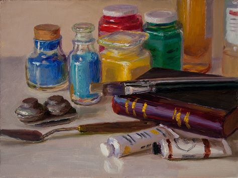 Art Materials by Youqing (Eugene) Wang Oil Painting Still Life, Contemporary Realism, Contemporary Folk Art, Realism Artists, Still Life Artists, Life Paintings, Painting Contemporary, Art Theme, Painting Still Life