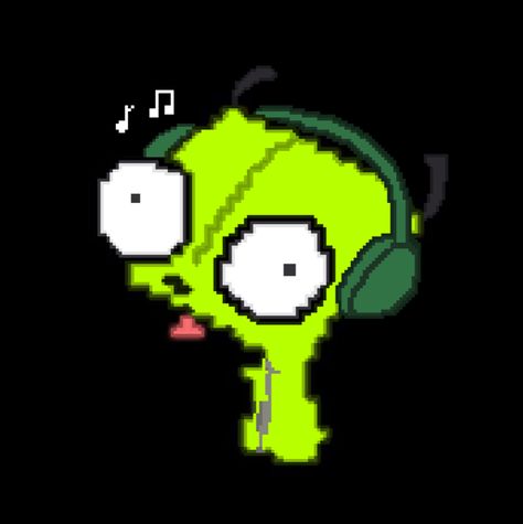 i recolored this from another pin lol Umibe No Onnanoko, Scene Icons, Scene Icon, Invader Zim Characters, Scene Wallpaper, Scene Core, Scene Kids, Scene Emo, Invader Zim