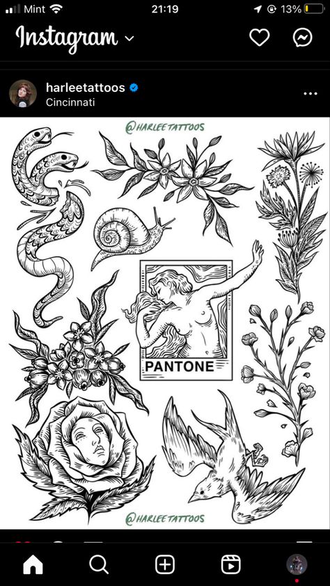 Pantone Tattoo Ideas, Pantone Tattoo, Artwork Tattoo, Design Drawings, Little Tattoos, Tattoo Design Drawings, Tattoos And Piercings, Woman Face, Getting Old