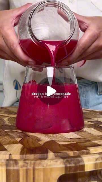 Yasmeen Ali on Instagram: "Dragonade with @pitayafoods frozen dragon fruit is my new drink obsession! 💕
 
Ingredients//
​​2 cups water
1 cup @pitayafoods frozen dragon fruit
1/2 cup chopped mango
1/2 cup lemon juice, freshly squeezed 
1/4 cup honey or maple syrup
2 lemons worth of zest 
1/8 tsp kosher salt
 
Directions//
Add all of the ingredients into a high-powered blender (add the honey last so it doesn’t stick to the bottom of the blender) and turn on low. After 30 seconds, ramp the speed up to medium-high and continue blending for an additional 1 minute and 30 seconds – the lemonade will look super frothy.
Place a nut milk bag or fine mesh sieve over a large pitcher or bowl with a spout and pour in the dragon fruit lemonade. Strain the lemonade into the bowl, then pour the strained l Frozen Dragon Fruit, Dragon Fruit Lemonade, Fruit Lemonade, New Drink, Homemade Almond Milk, Nut Milk Bag, Almond Nut, Vanilla Almond Milk, Nut Milk