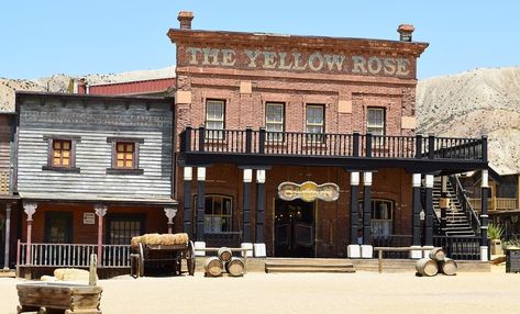 Bar House Saloon - Free photo on Pixabay Restaurant Facade, Old Western Towns, Old West Town, Western Saloon, Barrel Decor, Old Western, Bar Exterior, West Town, Western Town