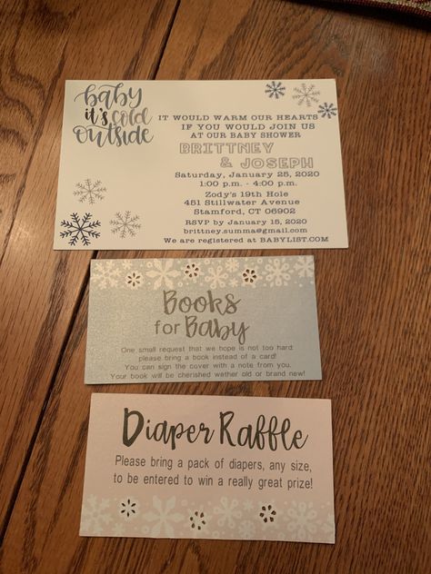 A winter theme baby shower invitation, plus books for baby and diaper raffle card made on the Cricut Air 2 machine. Baby Shower Winter Theme, Cricut Baby Shower, Winter Baby Shower Themes, Cricut Air 2, Cricut Baby, Cricut Air, Books For Baby, Baby Shower Winter, Diaper Raffle