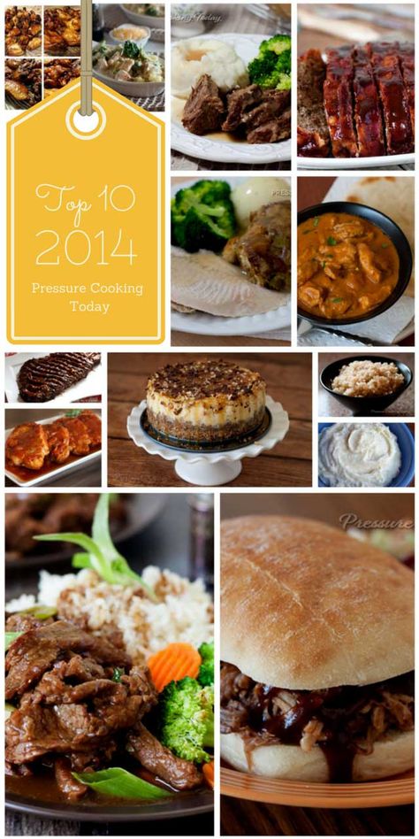 A roundup of the Top 10 pressure cooker recipes of 2014 - the most popular recipes on Pressure Cooking Today in 2014, including four of my favorite recipes of the year. Power Pressure Cooker Xl Recipes, Power Cooker Recipes, Instant Pot Recipes Easy, Best Instant Pot Recipes, Easy Pressure Cooker Recipes, Pressure Cooking Today, Power Pressure Cooker, Pressure Cooking Recipes, Electric Pressure Cooker Recipes