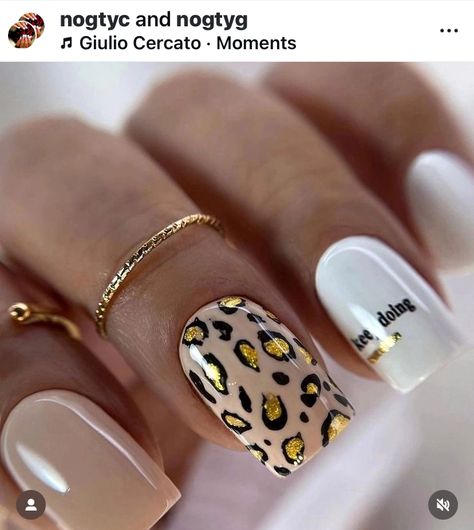 Safari Nails, Nail Nail Designs, Trendy Nail Art Designs, Work Nails, Leopard Nails, Pretty Nail Art Designs, Trendy Nail, Trendy Nail Art, Nail Nail