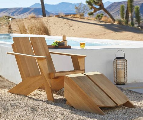 Rattan Lantern, Teak Adirondack Chairs, Adirondack Chairs Patio, Natural Teak Wood, Outdoor Furniture Covers, Outdoor Furniture Collections, Modern Tropical, Teak Outdoor, Outdoor Lanterns