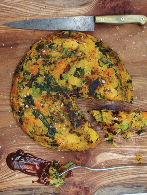 Veggie bubble & squeak | Jamie Oliver vegetable recipes Olivers Vegetables, Bubble Squeak, Hp Sauce, Bubble And Squeak, Jamie Oliver Recipes, Tasty Vegetarian Recipes, Healthy Veggies, British Food, Cooked Vegetables