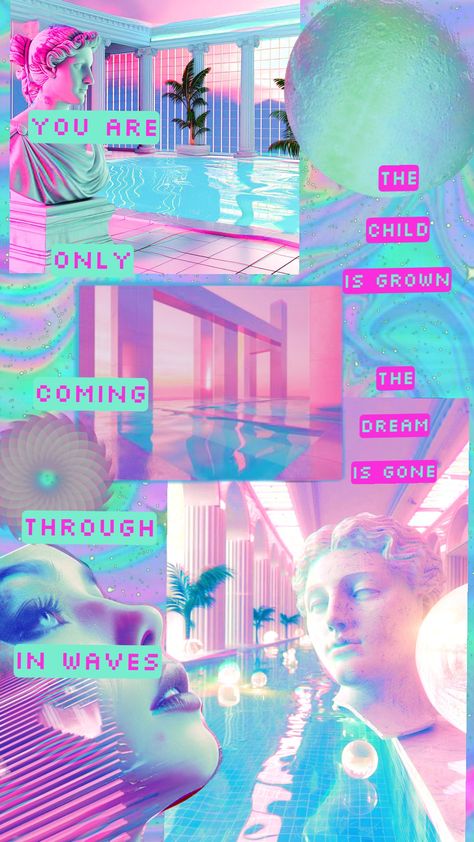 #vaporwave #vaporwavepastel #pinkfloydlyrics #comfortablynumb #surrealism #nothingisreal Vaporwave Palette, Vaporwave Collage, Vaporwave Color Palette, Pink Floyd Lyrics, Comfortably Numb, Surrealism, Color Palette, Pastel, Collage