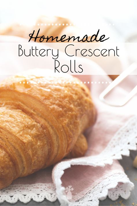 Have you ever dreamed about making your own homemade buttery crescents for your family to enjoy with breakfast or supper? It's much easier than you think! #homemadecrescents #crescentrolls Croissant Rolls, Homemade Crescent Rolls, Homemade Croissants, Crescent Recipes, Crescent Roll Recipes, Bread Recipes Sweet, Quick Bread Recipes, Easy Bread Recipes, Easy Delicious Recipes