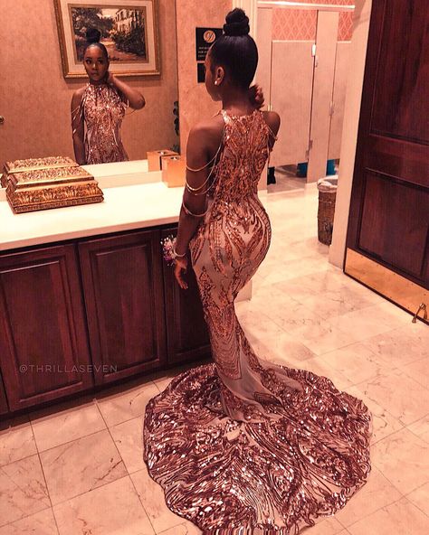 Rose Gold Prom, Rose Gold Prom Dress, Gold Prom Dress, Prom Goals, Prom Dress Black, Prom Dress Inspo, The Possession, Prom Couples, Gold Prom