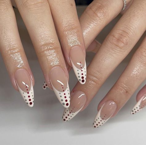 Frenchies Nails, Bleached Eyebrows, Dot Nail Art, Basic Nails, Work Nails, Dots Nails, Soft Nails, Nail Jewelry, Hot Nails