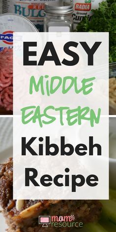 Easy Kibbeh Recipe: this Middle Eastern kibbeh recipe is great because you probably already have the ingredients in your kitchen. My family loves arabic food and Lebanese food, and I love that this Middle Eastern recipe is BAKED. Just take the raw meat an Baked Kibbeh Recipe, Kibbeh Recipe Lebanese, Baked Kibbeh, Kibbeh Recipe, Eastern Recipe, Middle East Food, Syrian Food, Lebanese Cuisine, Lebanese Food