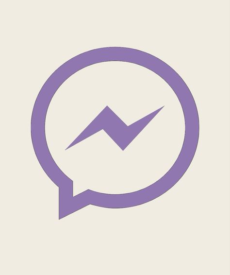 MESSENGER ICON PURPLE WHITE LOGO IPAD ICON IOS CUTOMIZATION Messenger Purple Logo, Messenger Icon, Ipad Icons, Purple Logo, Ios, Ipad, ? Logo, Purple, White