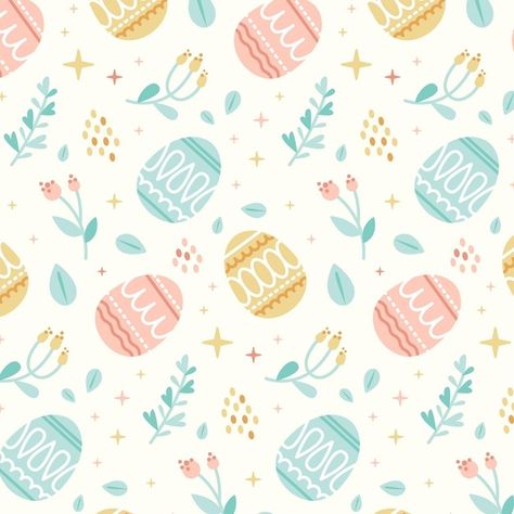 Easter Pattern, Christmas Graphic Design, Happy Easter Greetings, Easter Illustration, Idee Cricut, Easter Egg Pattern, Easter Backgrounds, Graphic Design Cards, Easter Wallpaper