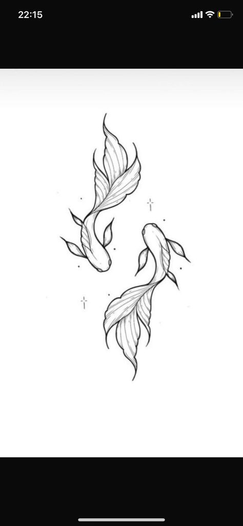 Pisces Tattoo Designs, Mario Tattoo, Pisces Tattoos, Muster Tattoos, Koi Tattoo, Tattoo Master, Petite Tattoos, Spine Tattoos For Women, Cute Tiny Tattoos