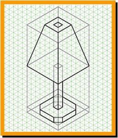 Isometric Drawing Examples, Isometric Art Illustration, Isometric Sketch, Isometric Drawing Exercises, Isometric Graph Paper, Isometric Shapes, Isometric Paper, Orthographic Drawing, Isometric Grid