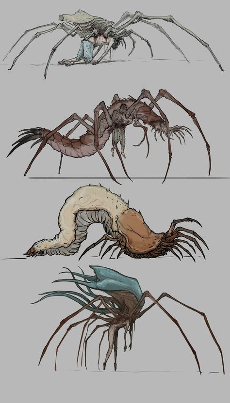 Arte Peculiar, Creature Artwork, 다크 판타지, Alien Concept Art, Monster Concept Art, Creature Drawings, Alien Creatures, Alien Art, Fantasy Creatures Art