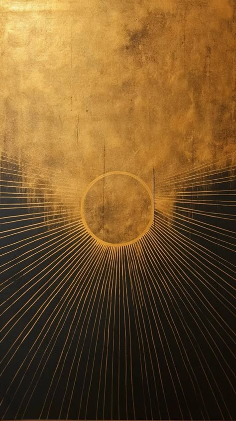 Sacred Geometry Aesthetic, God Of Sun Art, Gold Dark Aesthetic, Dark Gold Aesthetic, Gold Vintage Aesthetic, Abstract Graphic Design Posters, Gold Iphone Wallpaper, Gold Color Aesthetic, Art Lockscreen