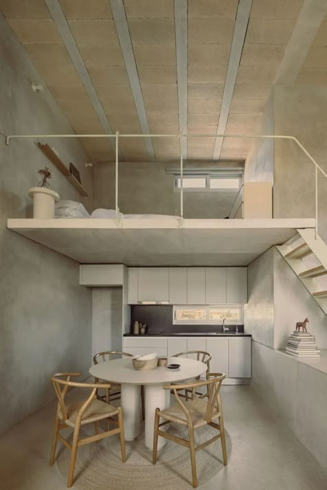 Tiny Loft, Architecture Today, Mini Loft, Tiny House Loft, Countryside House, Loft House, Tiny Apartment, Minimal Chic, Contemporary Architecture